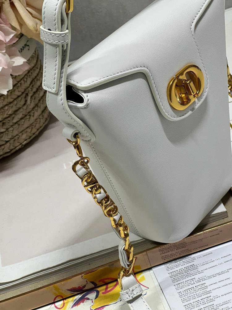 As soon as you lay eyes on the Dior 2319 Montaigne Mini Chain Bucket Bag you cannot help