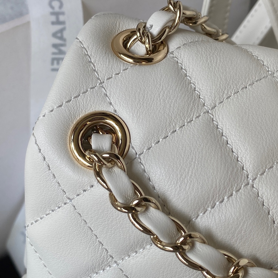 The Chanel23P super popular double backpack is very small in size, similar to the old duma and