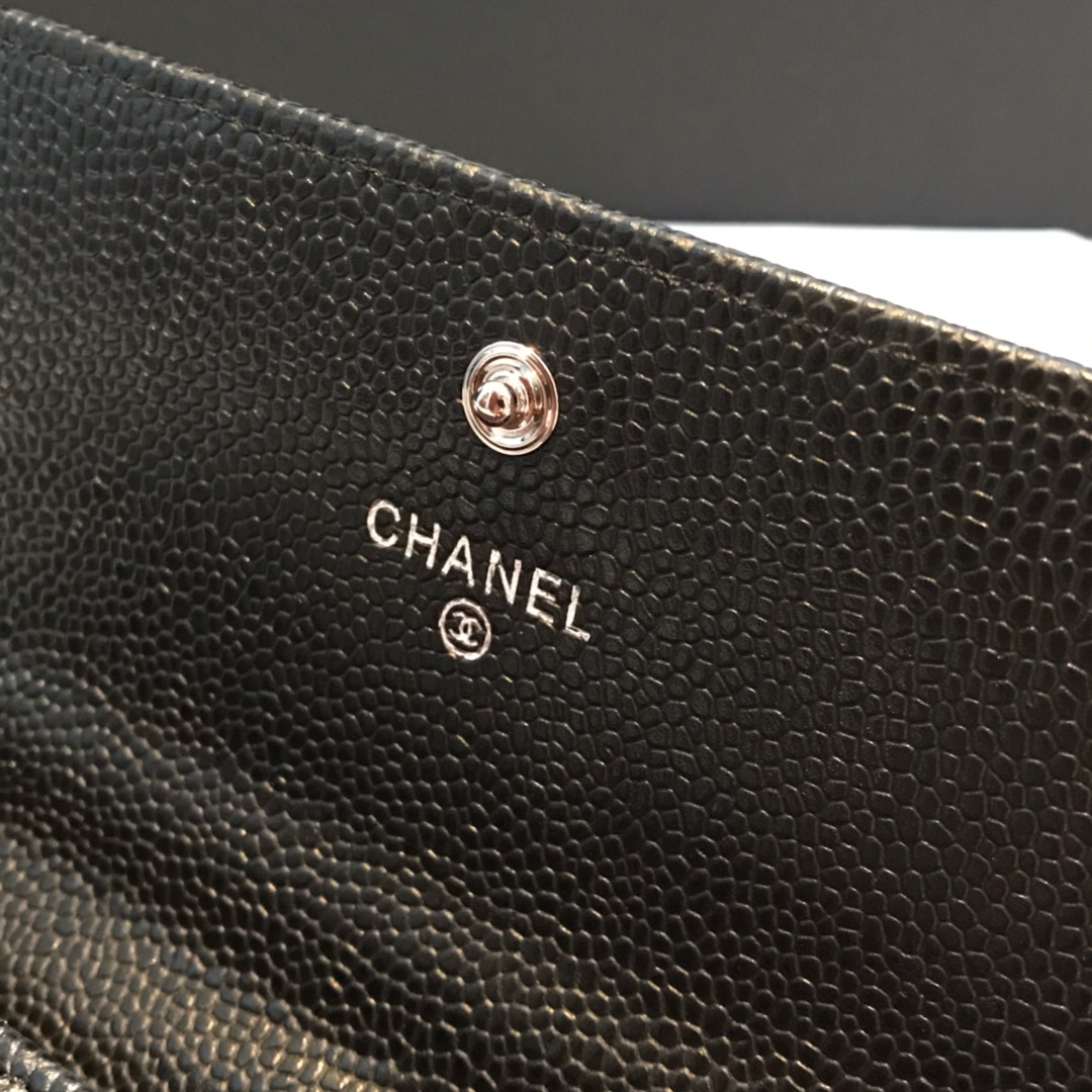 CHANEL classic cf long wallet arrival The plaid pattern of lychee pattern is very attract