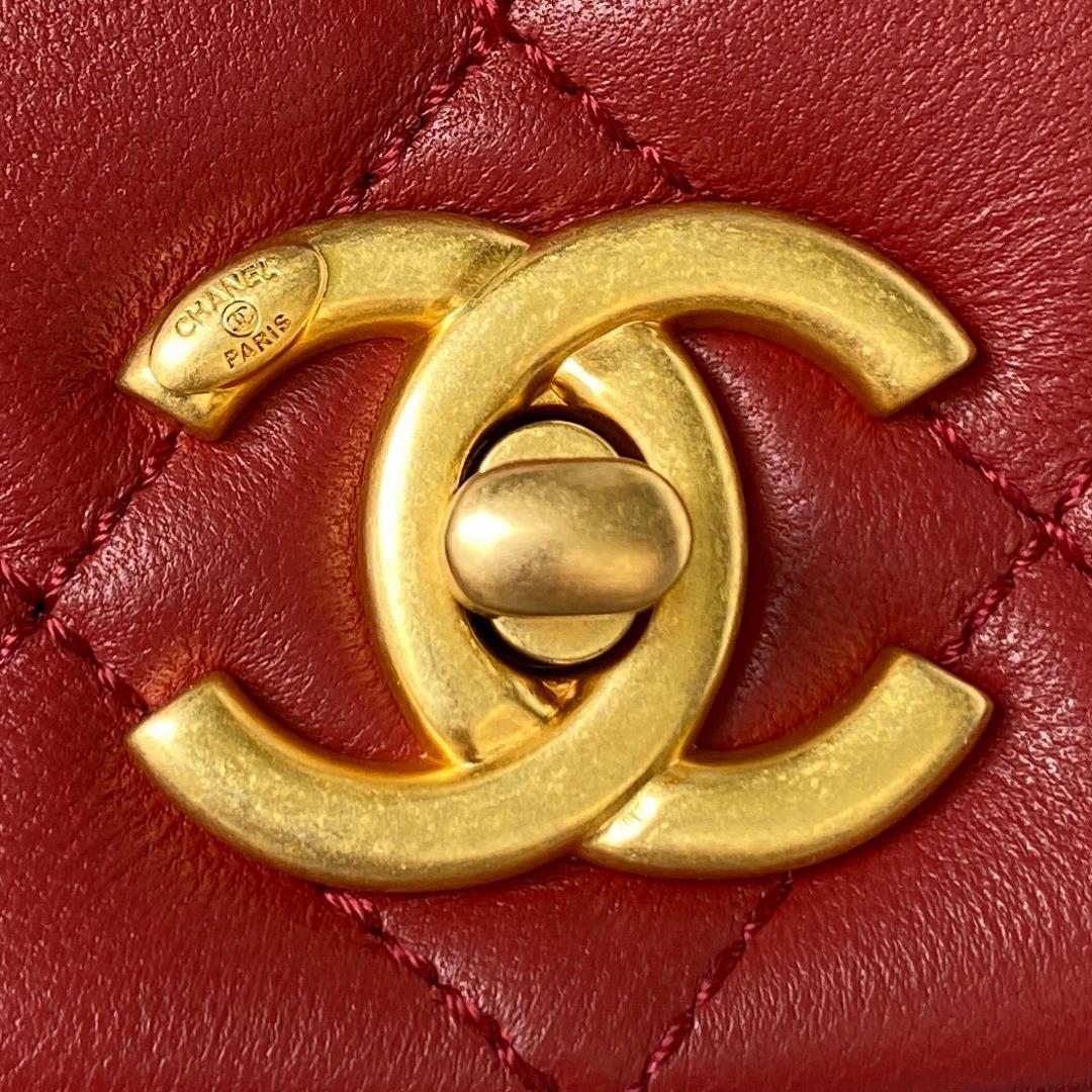 Chanel 23B Practical Postman Square Fat Handle Mini AS4340 Most of the good looks this sea