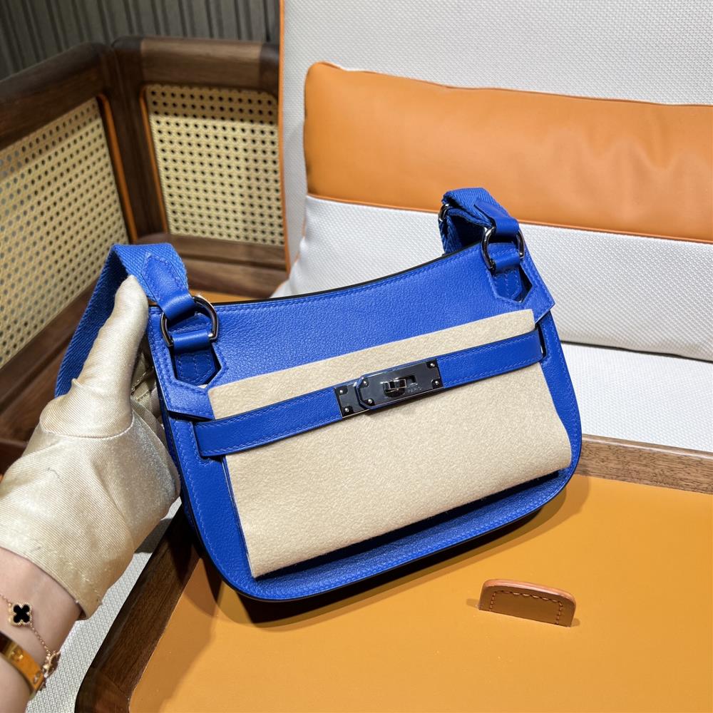 hermes Jypsiere mini 23 Gypsy Swift 7T Electric Blue Electric Silver Button Purchase Level