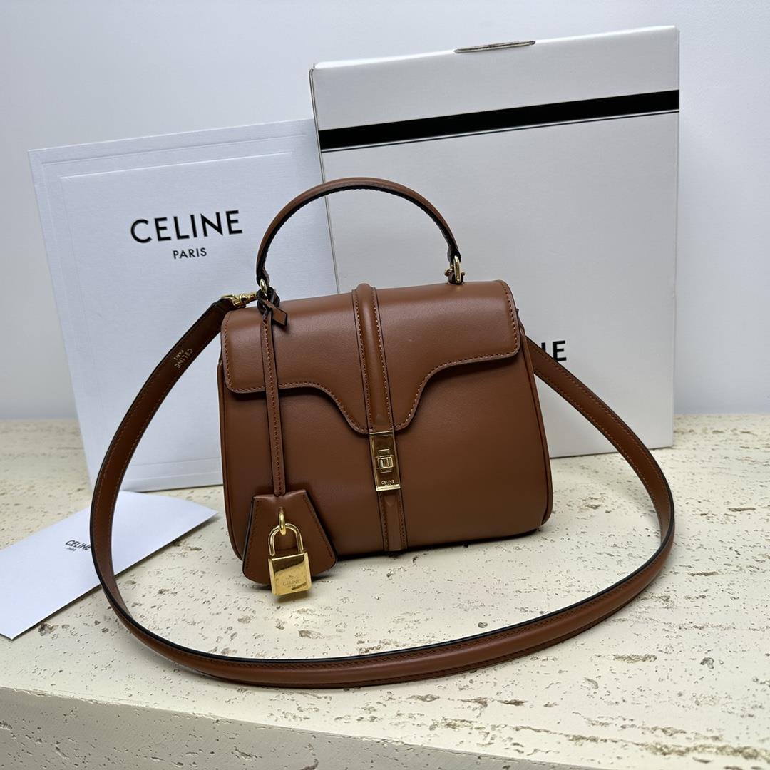 Celines new classic STRAP16 mini handbag this model can accommodate larger smartphone models such as