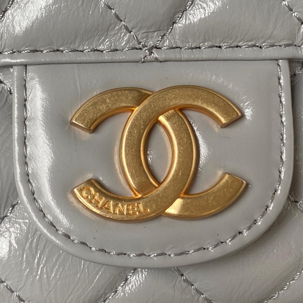 The mid size Chanel 23B AS4322 oil wax leather hobo stable shoulder bag has the highest at