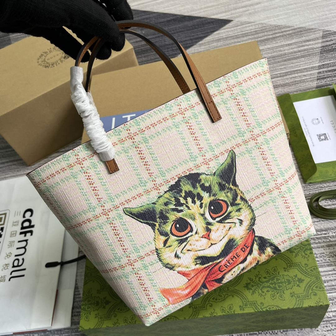 Equipped with a full set of counter packaging the GG SpringSummer new mini shopping bag has al