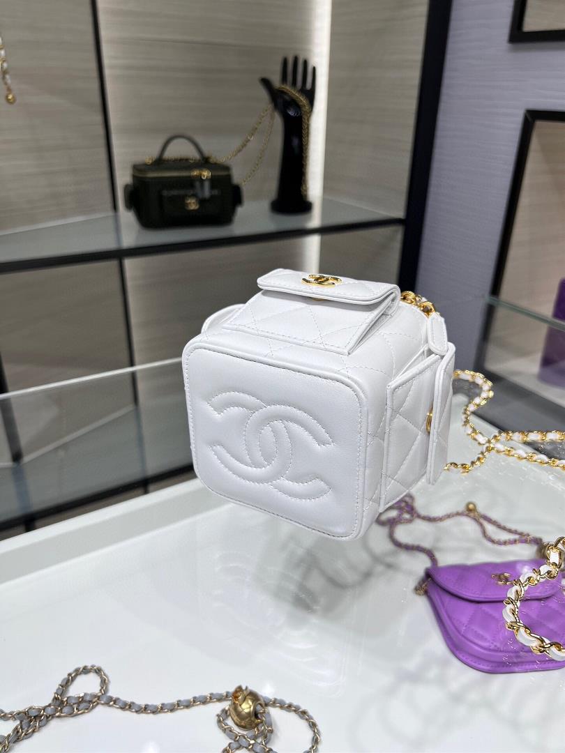 chanel 22k New Product Pocket Box Chain Pack Oil Cured SheepskinLarge capacity with built