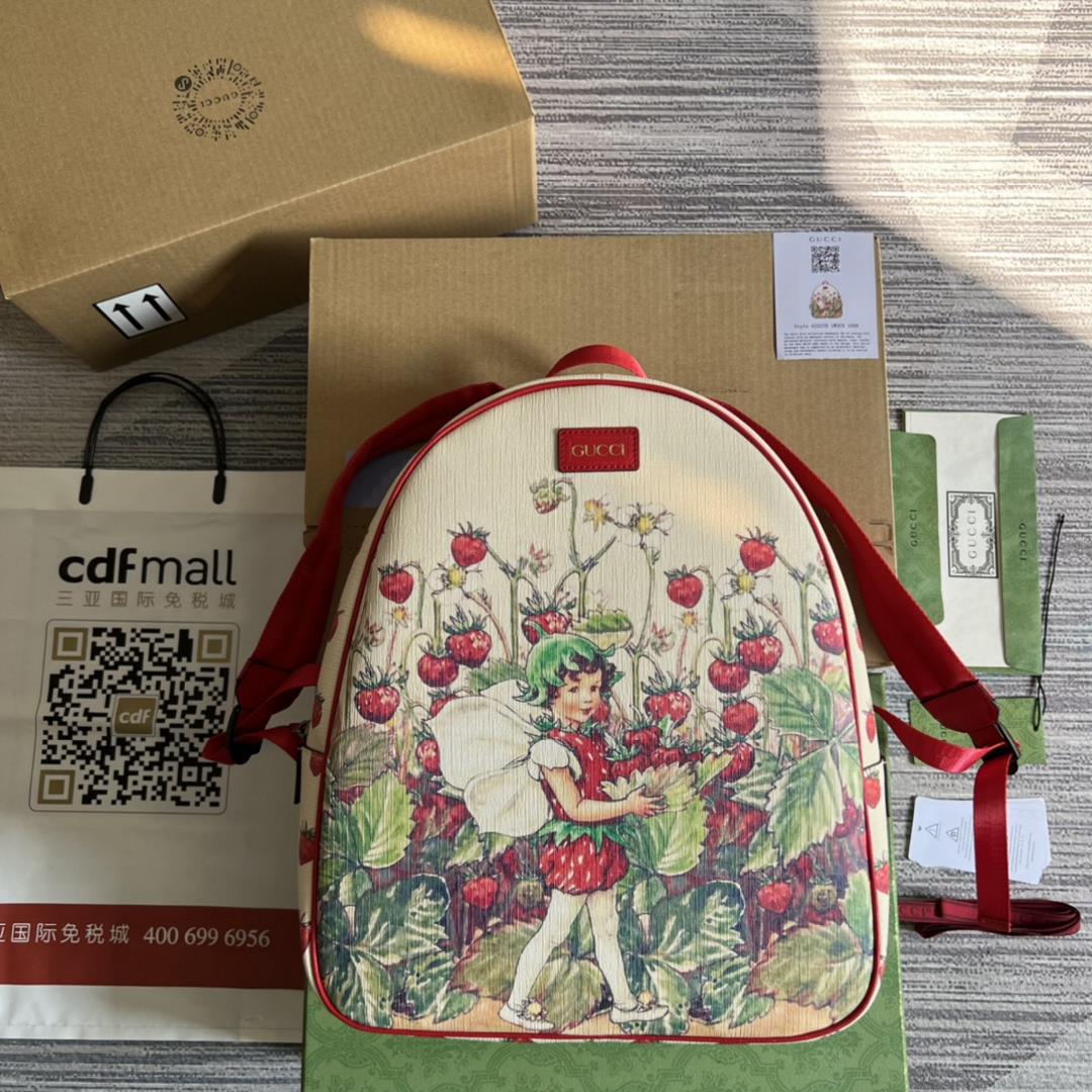 It is equipped with a full set of green packaging childrens Fairy printed backpack in the special co