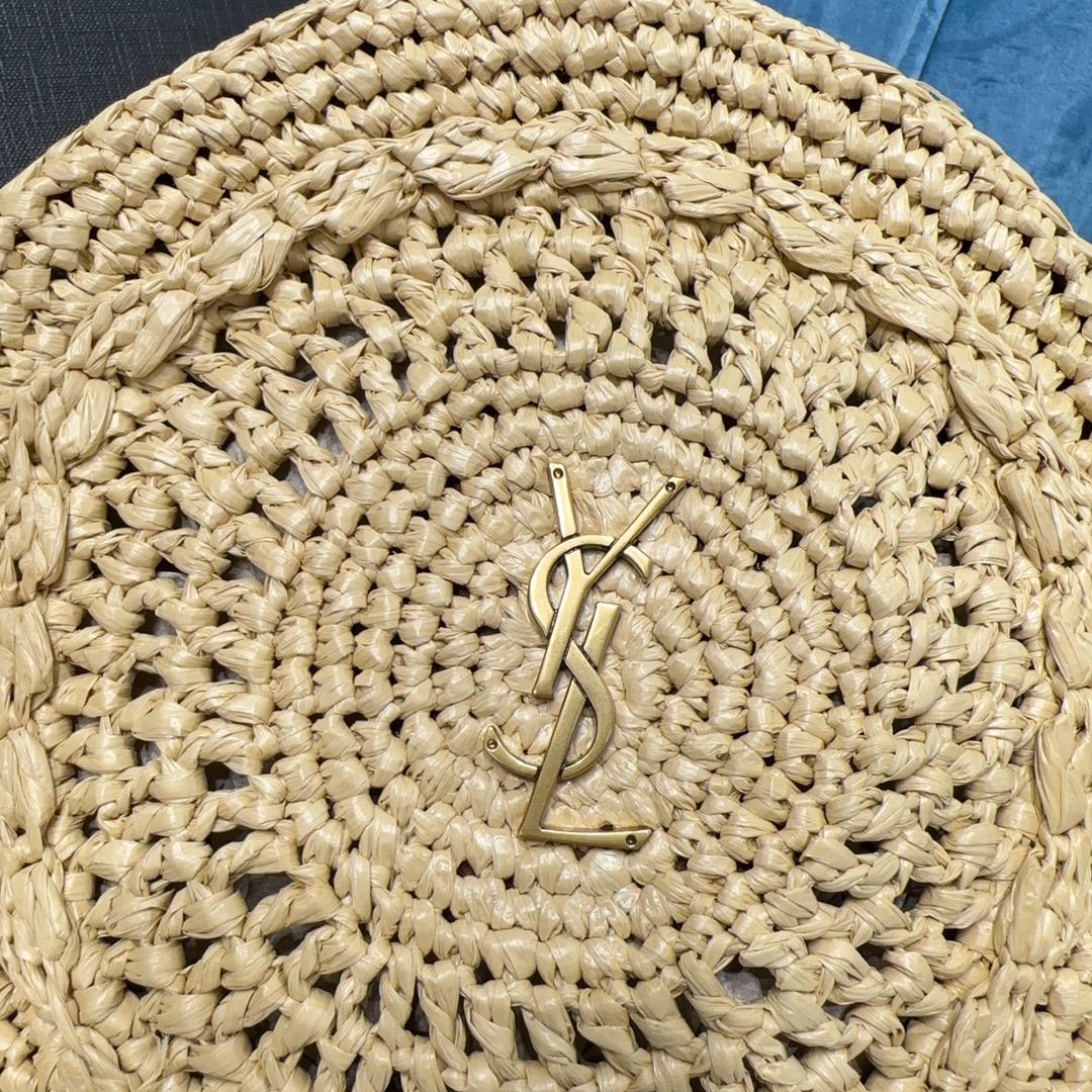 YSL straw woven bag crochet bag with exquisite and fresh texture can be easily paired w