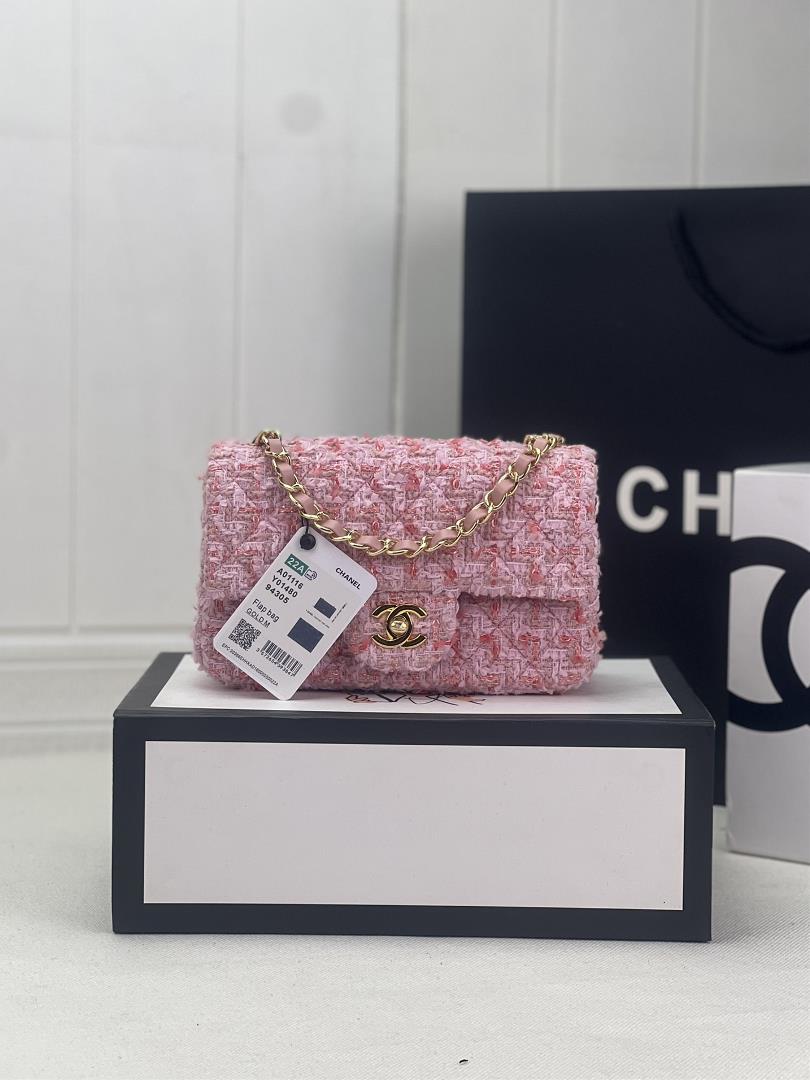 Chanel CF woolen series this is a bag that can be praised by all friends around us for its elegance