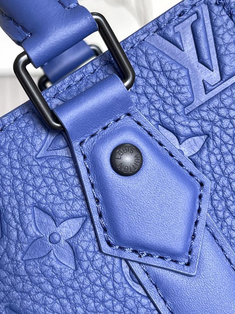 M46453 full leather embossed as a compact version handbag in the Sac Plat series the Sac