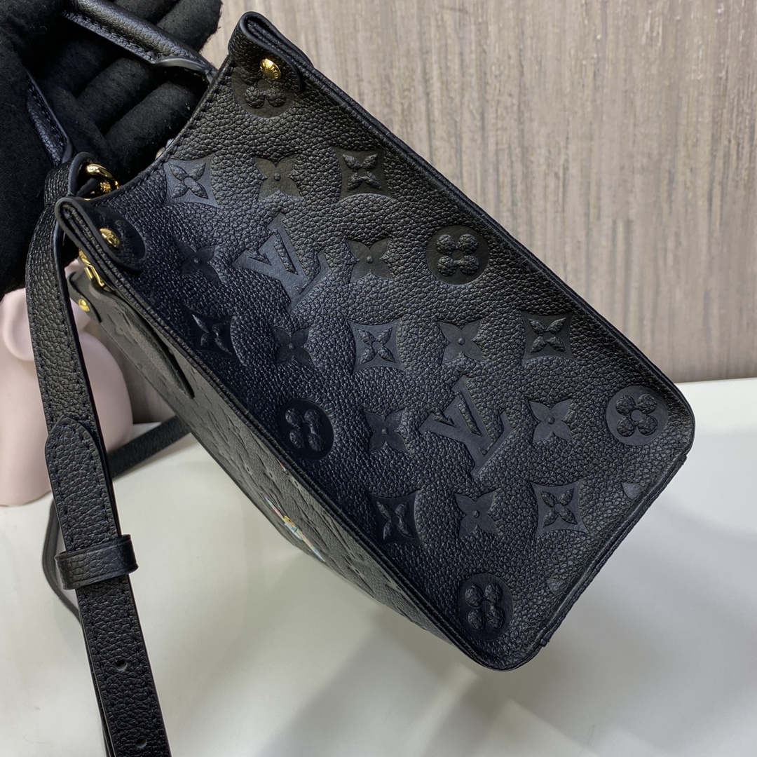 New exclusive embroidery and carving matching M21732 small size LV x YK OnTheGo PM MM as the l