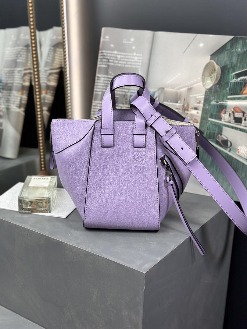 Hammock handbag23 Early Spring New Upgraded Size ArrivalLitchi patterned taro purple Size 20819514