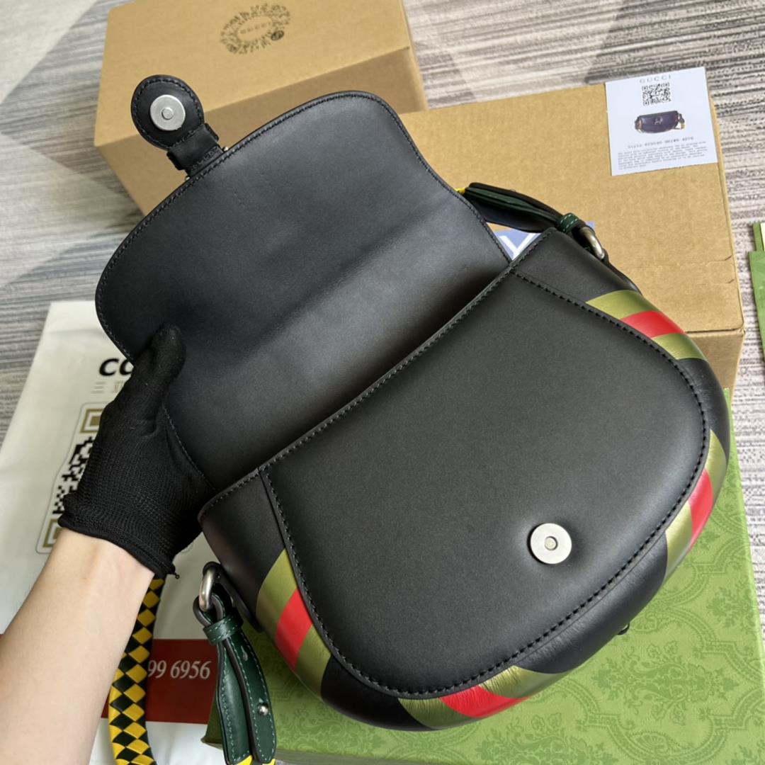 Equipped with a full set of green packaging GG logo small shoulder backpacks The classic styli