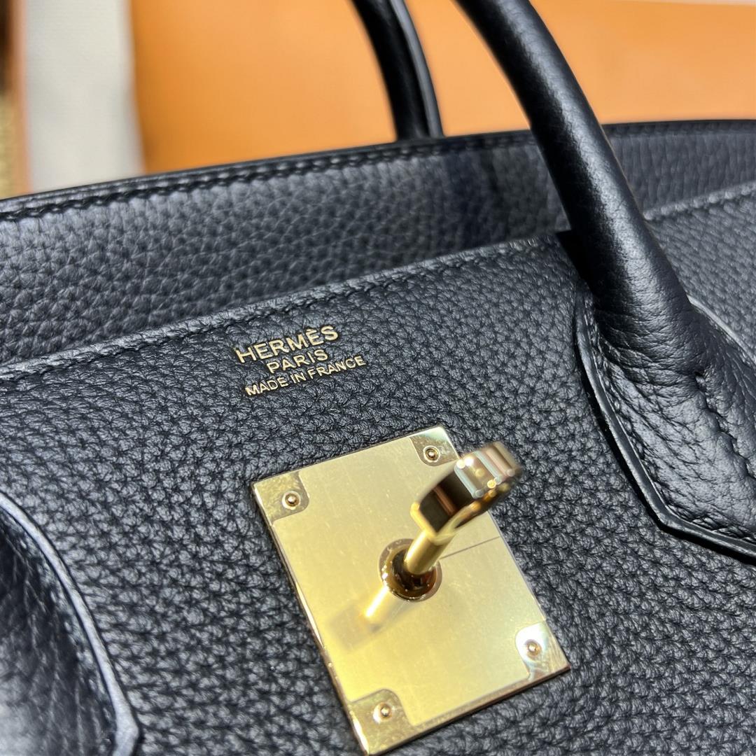 Birkin 30 Platinum togo 89 BlackNoir Black Inner Seam Gold Buckle Purchase Level Top Original 