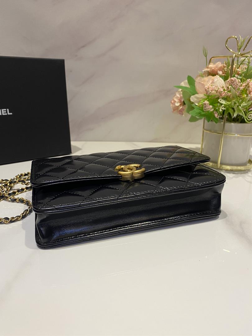 Chanel Autumn and Winter New Product Imported Oil Wax Cowhide Woc Double Gold Ball Zhaocai