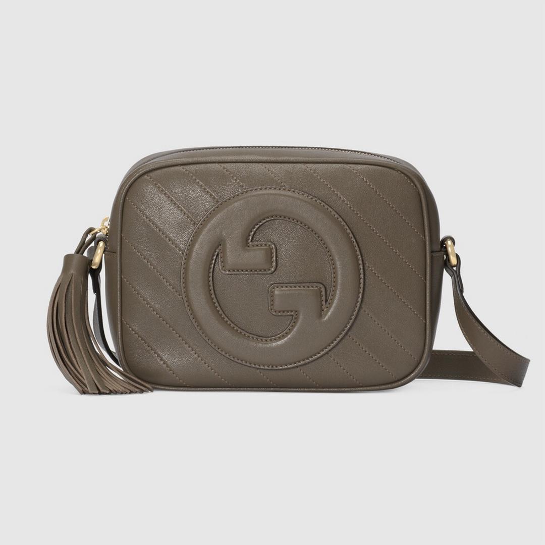 Equipped with a full set of packaged GG Blondie series small shoulder backpacks the round interlocki