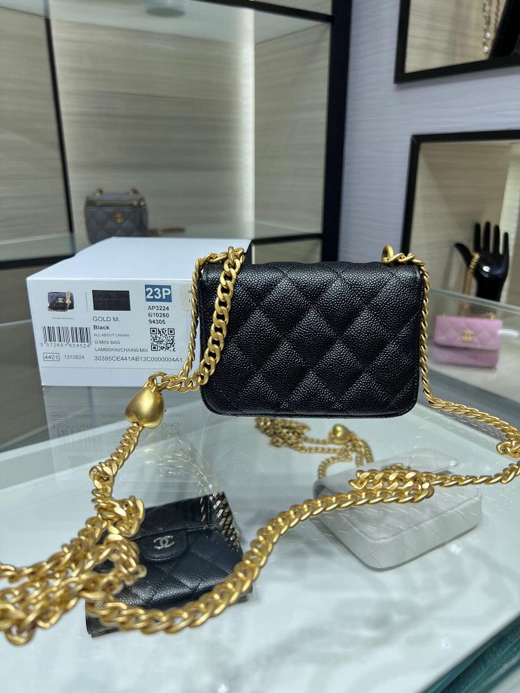 The Chanel bag AP3224Y adorned with the double C embossed logo is an epitome of timeles