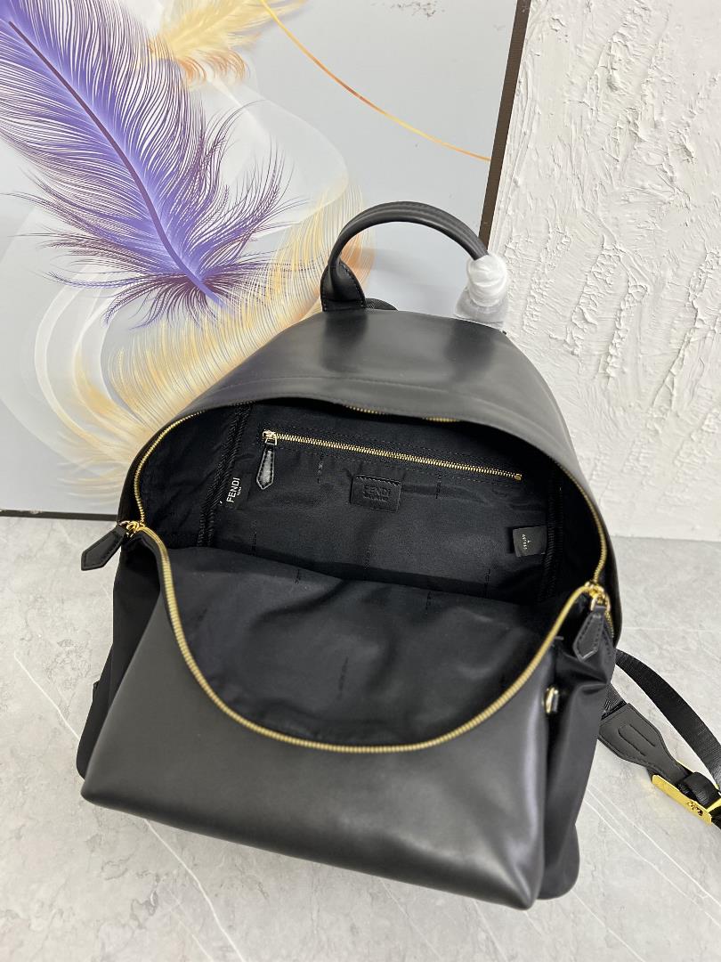 Exclusive recommendation for top tier original 276107380 Fendi upgraded runway backpack with f