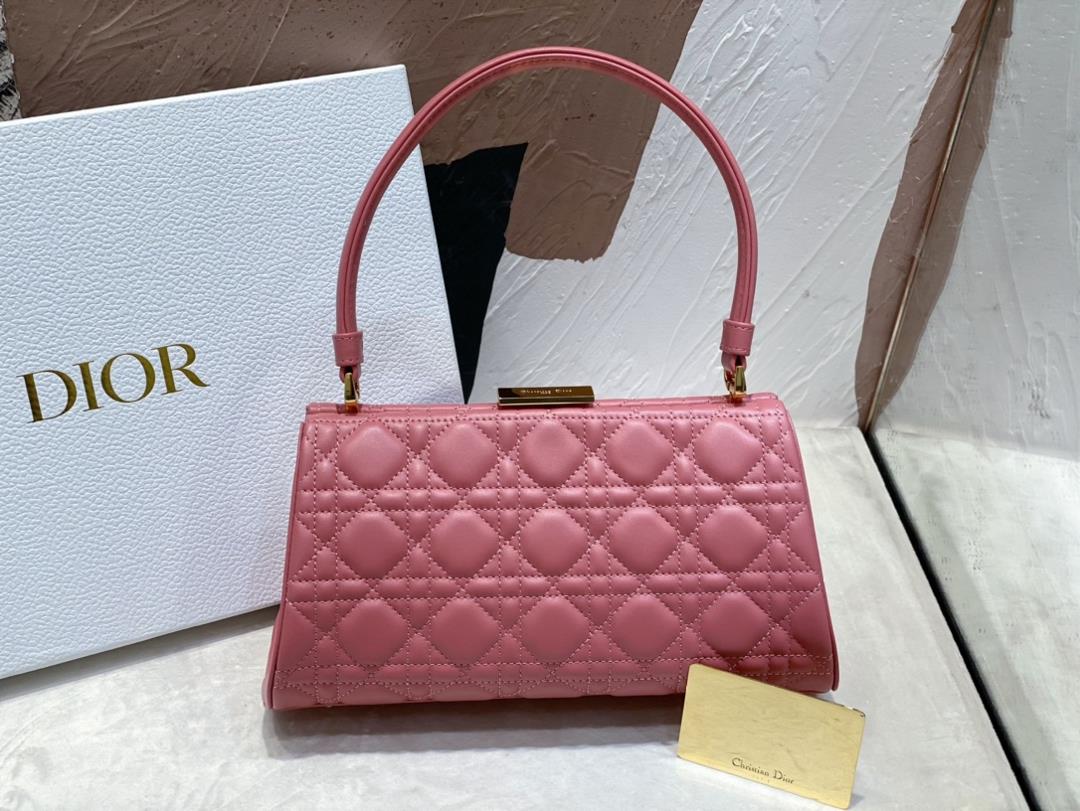 Dior New HandbagThis handbag is a new autumn 2023 item paired with a top handle showcasing an eleg