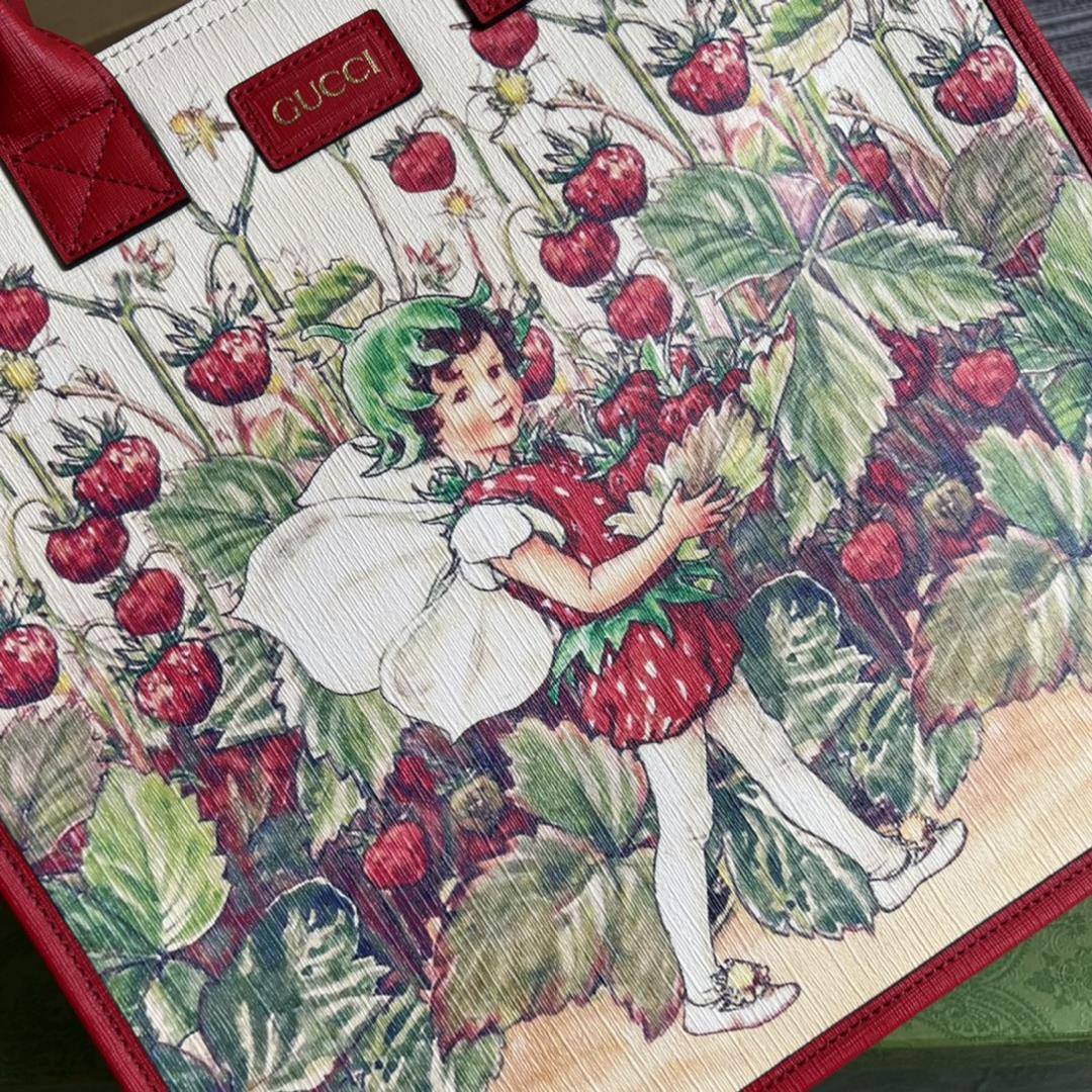 Equipped with a full set of specialty green packaging childrens fairy printed large tote bags 