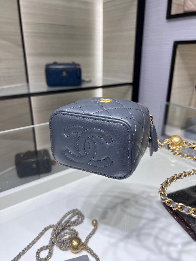 Chanel 23 New Product New Color Dark Grey Small Box Adjustable Chain Small Golden Ball She