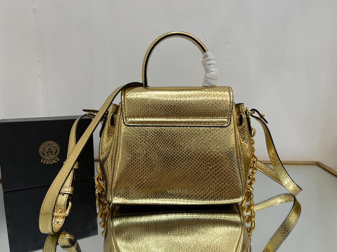 Small Golden SnakeVerace LaMedusa SpringSummer series handbags wuy Zheng Xiuwen Left Bank