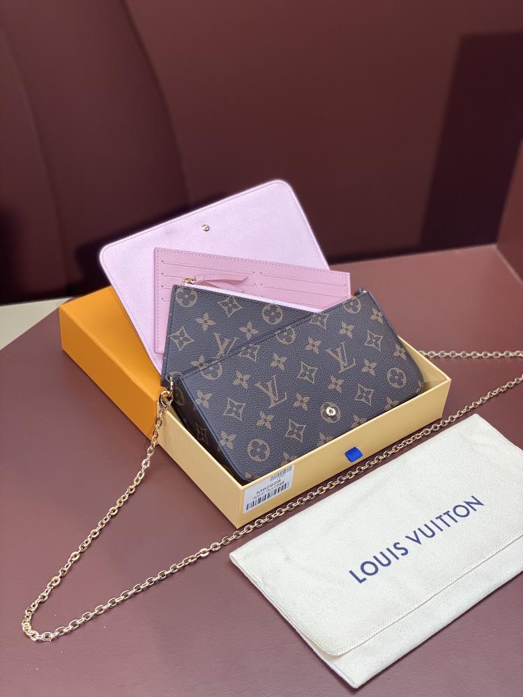 The LV Bag M82628 Felicie Handbag is a personalized piece that allows you to express your