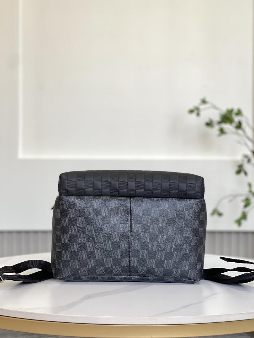 N40436 30 x 40 x 20 cmLength x Height x WidthDamier Infini cow leather and Damier Graphite coa