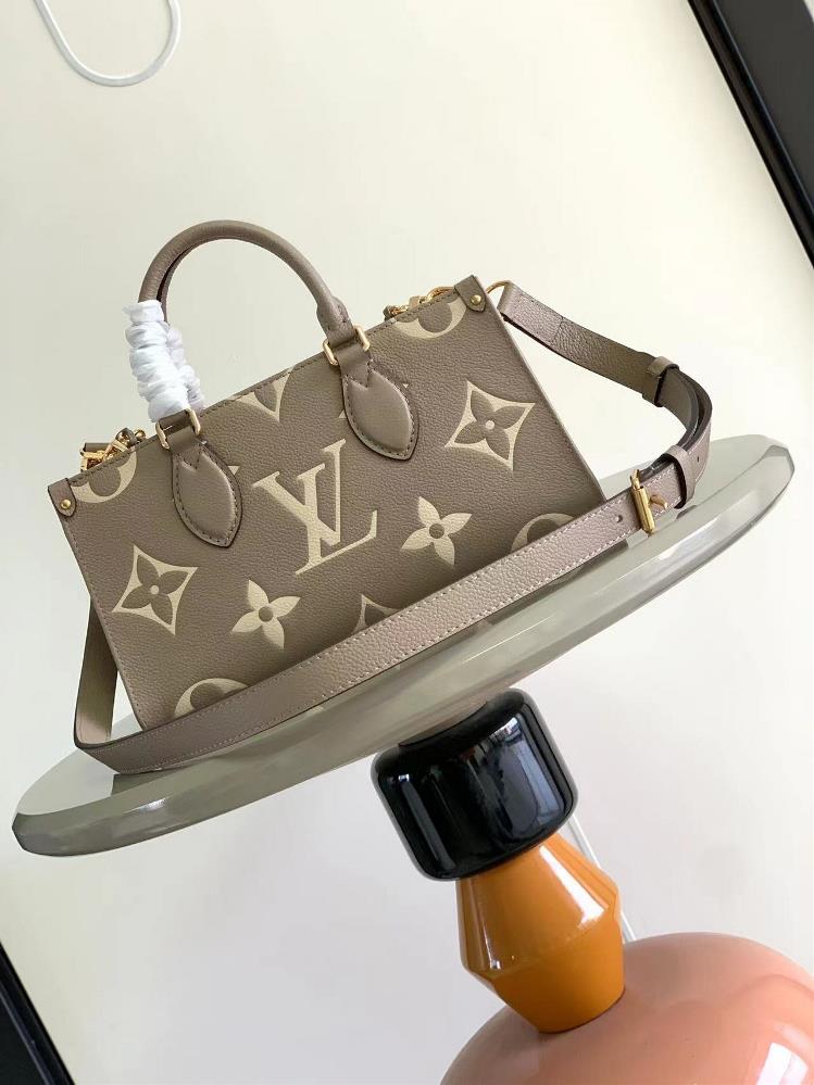 At first glance the LV Onthego East West Handbag exudes a unique charm that captures the