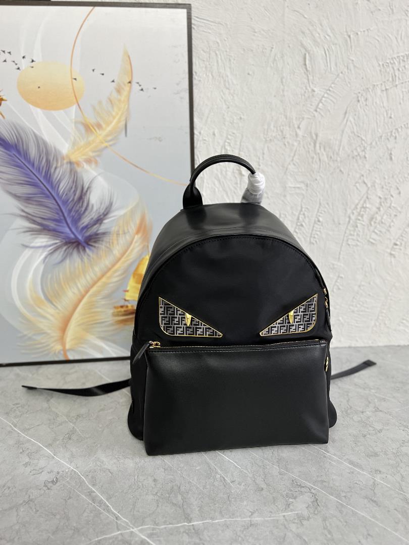 Exclusive recommendation for top tier original 276107380 Fendi upgraded runway backpack with front p