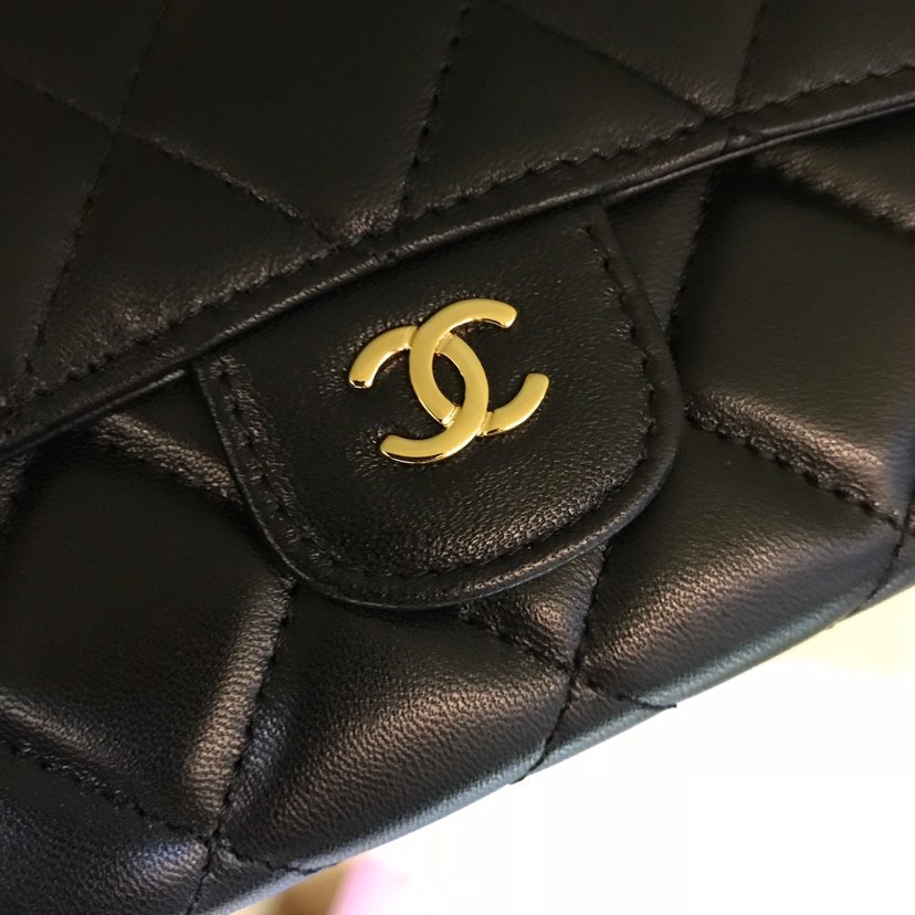 CHANEL classic cf long wallet arrival The grid pattern of imported lambskin  is very at