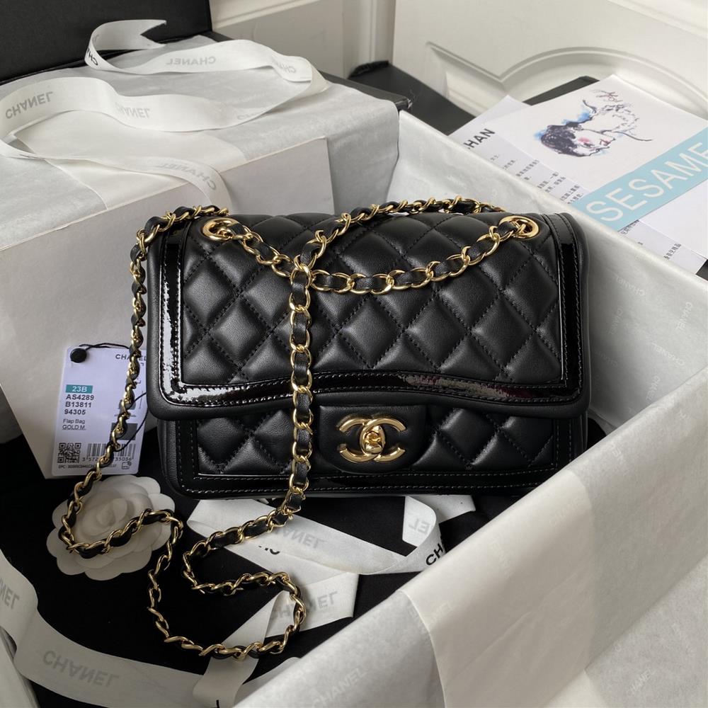 Chanel 23B New CF AS4289 Panda Vintage Black and white color matching crossbody one shoulder multiple carrying methods fully unleashing elegant tem