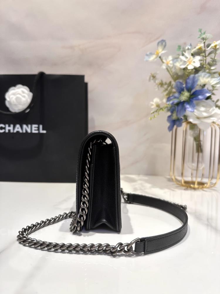 Chanel New Product Boy Classic Treasure Bag Imported Sheepskin and Fine Ball Cowhide Cross