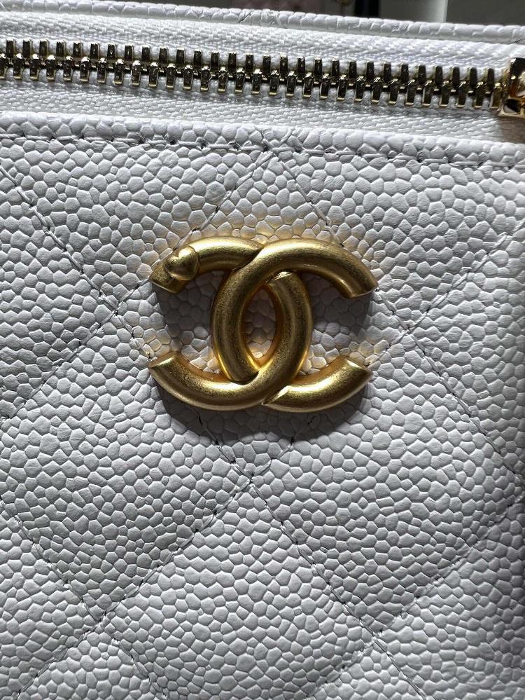 chanel bagAP3203Ydouble c embossed logo