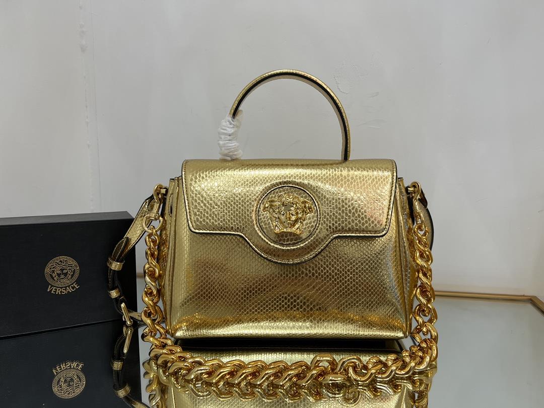 Medusa Medium Snake Versace LaMedusa 2023 SpringSummer series handbags wuy Zheng Xiuwen Left Bank X