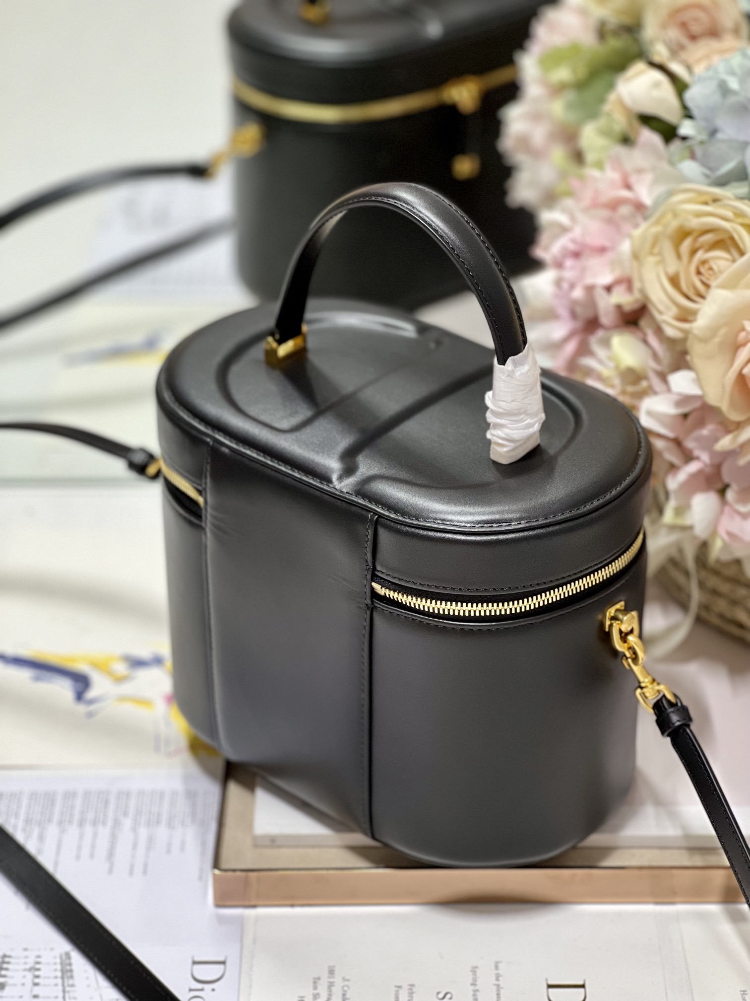 Dior New Large Black Makeup Box BagThe design is more exquisite The exquisite design fully ref