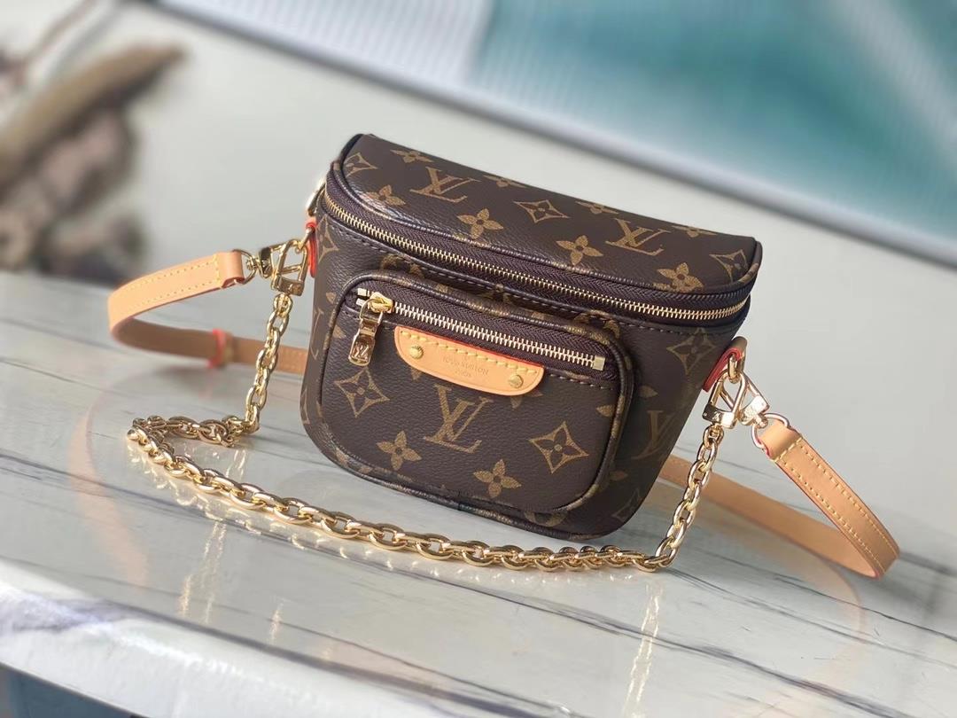 Shop Louis Vuitton Monogram Leather Crossbody Bag Logo (M22576) by