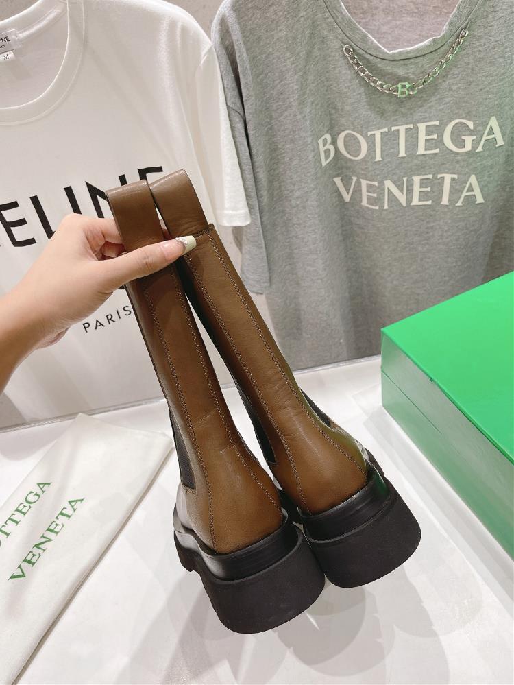 High version factory BOTTEGA VENET 2023ss New BV Matsuke Thick Sole Short Boots Matsuke Th