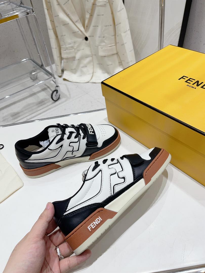 Couple Fendi 2023 New Board Shoes Casual Sports Shoes FD Match Classic Upgraded Leathe