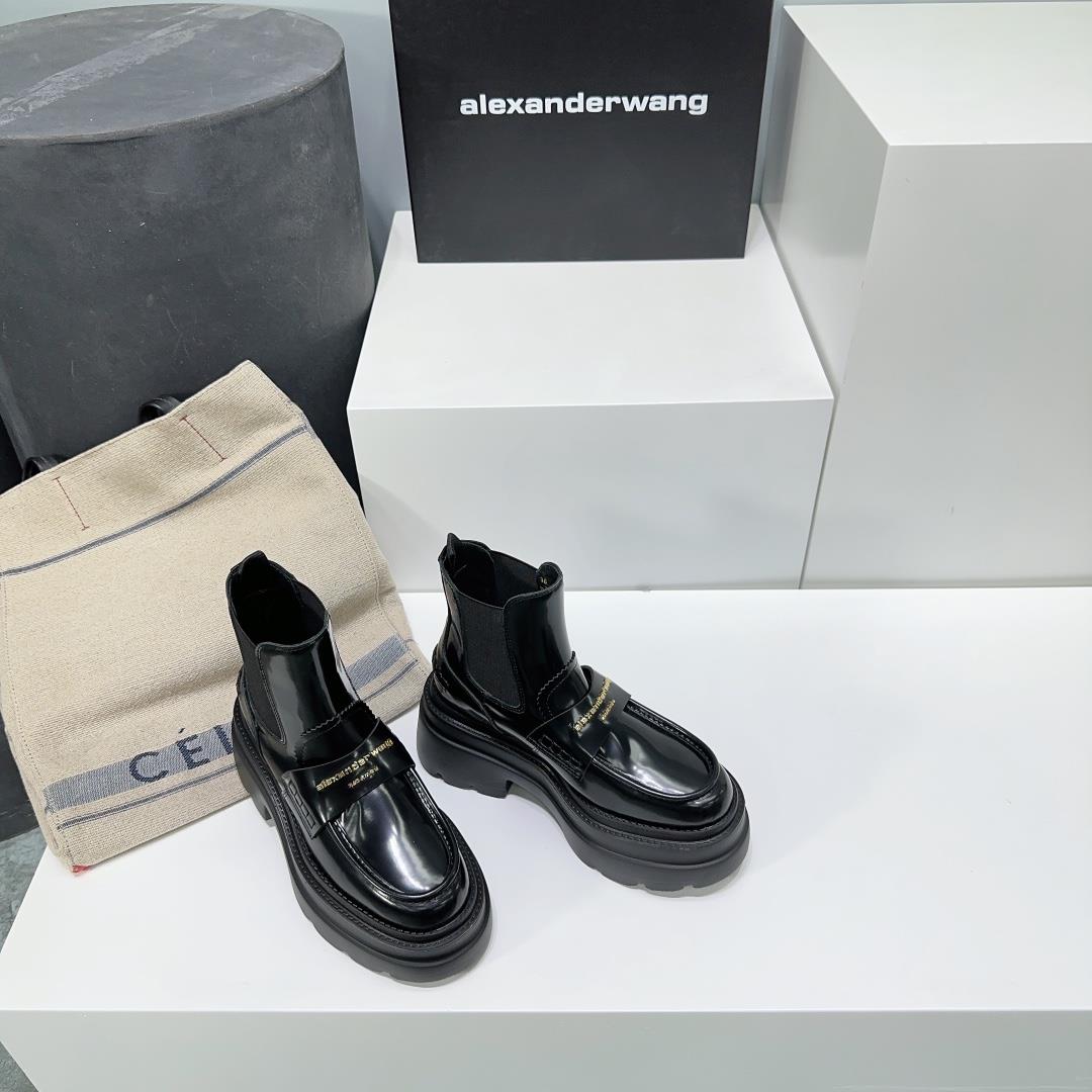 Alexander Wang Alexander King 2023 AutumnWinter waterproof platform sponge cake thick sol