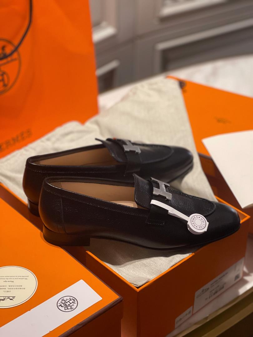 Hermes fl HERMS takes the classic to the extreme in PariS Lefu shoesAuthentic grade can pass c