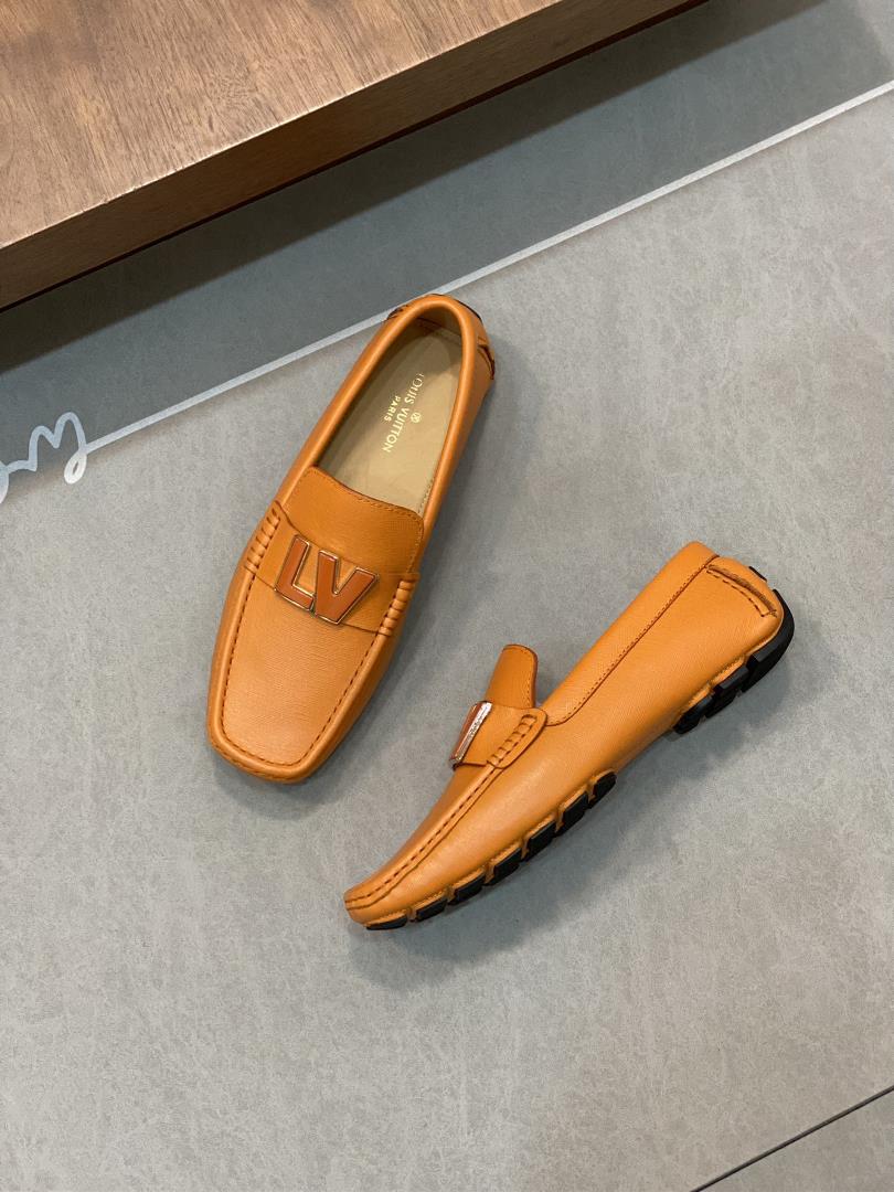 Louis Vuitton LUXEMBOURG SAMOTHRACE series of bean shoes made a remarkable debut on the sp