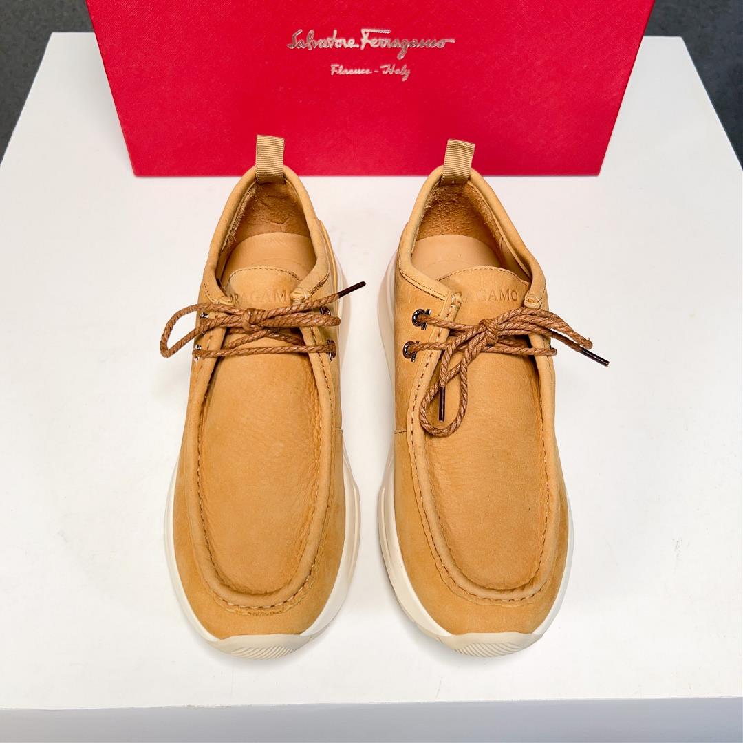 salvatore Ferragamo SpA 2023 mens new casual sneakers are fashionable sporty charmin