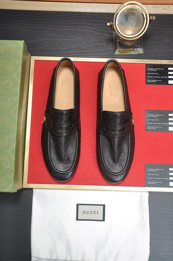 Gucci High end Niuli New Gucci Top Edition Gucci Classic Casual Leather Shoes Choose Imported Origin