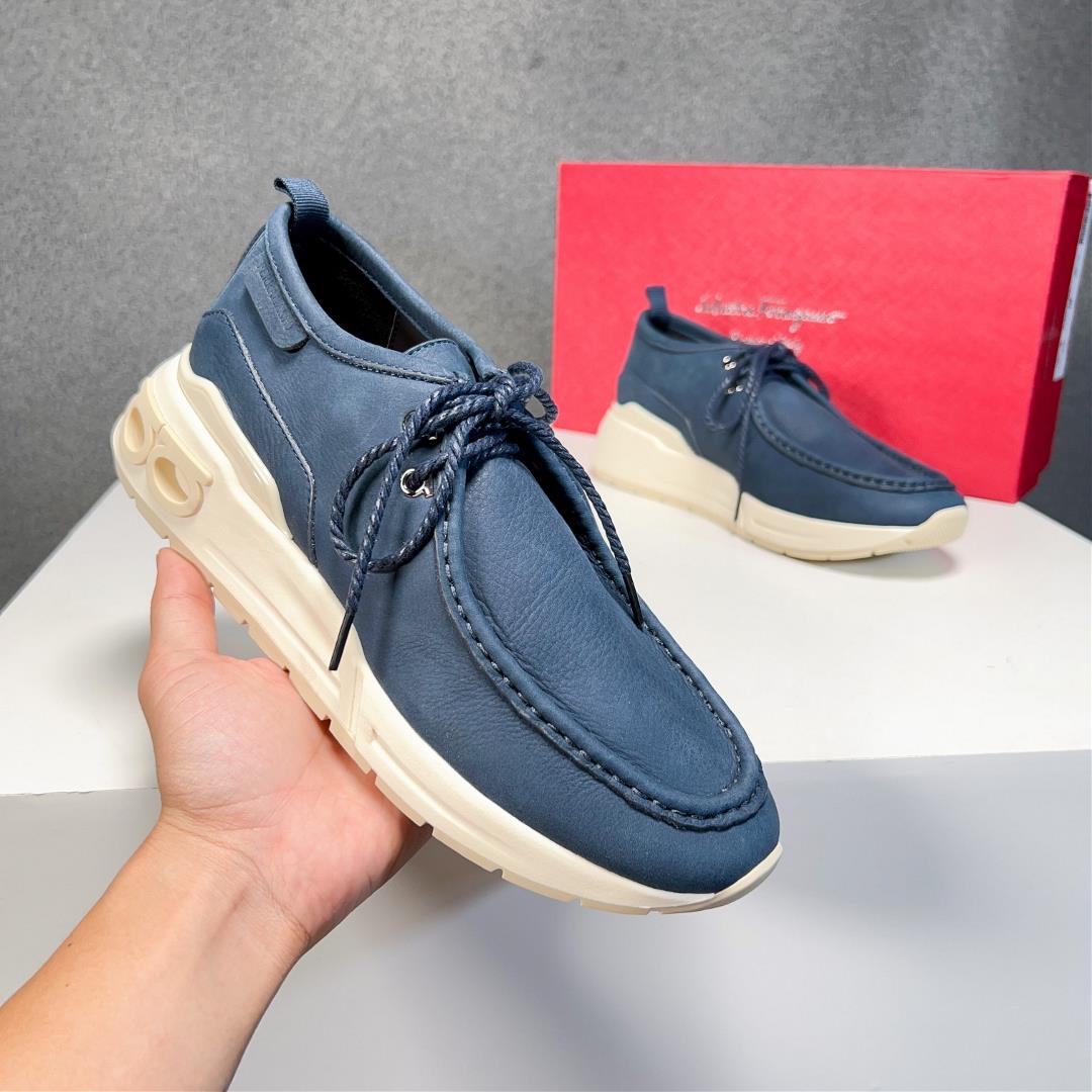 salvatore Ferragamo SpA 2023 mens new casual sneakers are fashionable sporty charmin