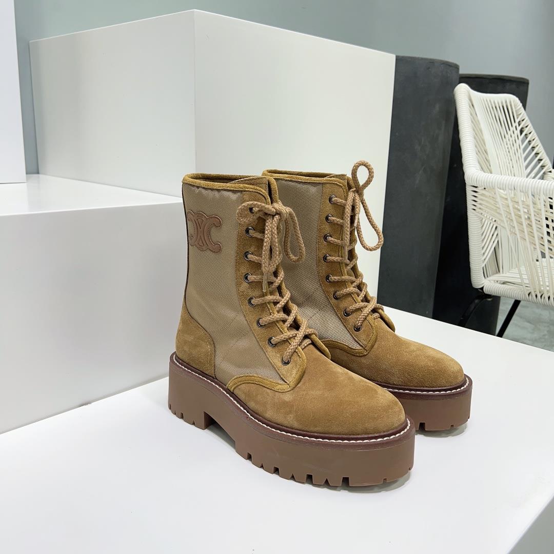 High quality factory produced Celine Sailing 23ss autumn and winter new style short boots