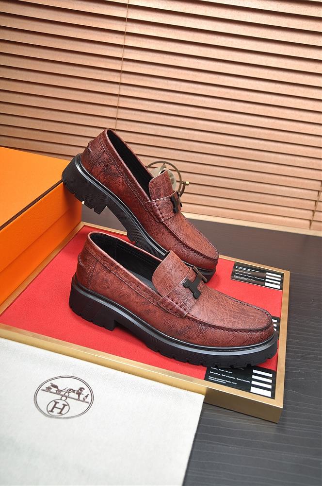 In conclusion the Hermes mens shoes with their cowhide lining are a fashionforward choi