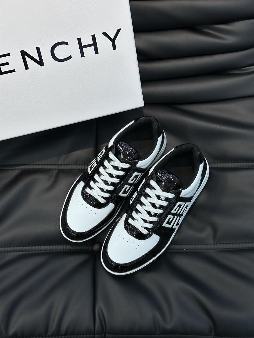 givenchy Brand New Giv 1 Mens Lowrun Jogging Sneakers Imported Header Leather Upper Flush Design