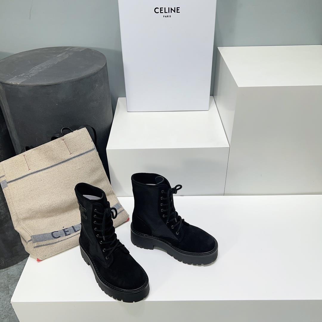 High quality factory produced Celine Sailing 23ss autumn and winter new style short boots are invinc