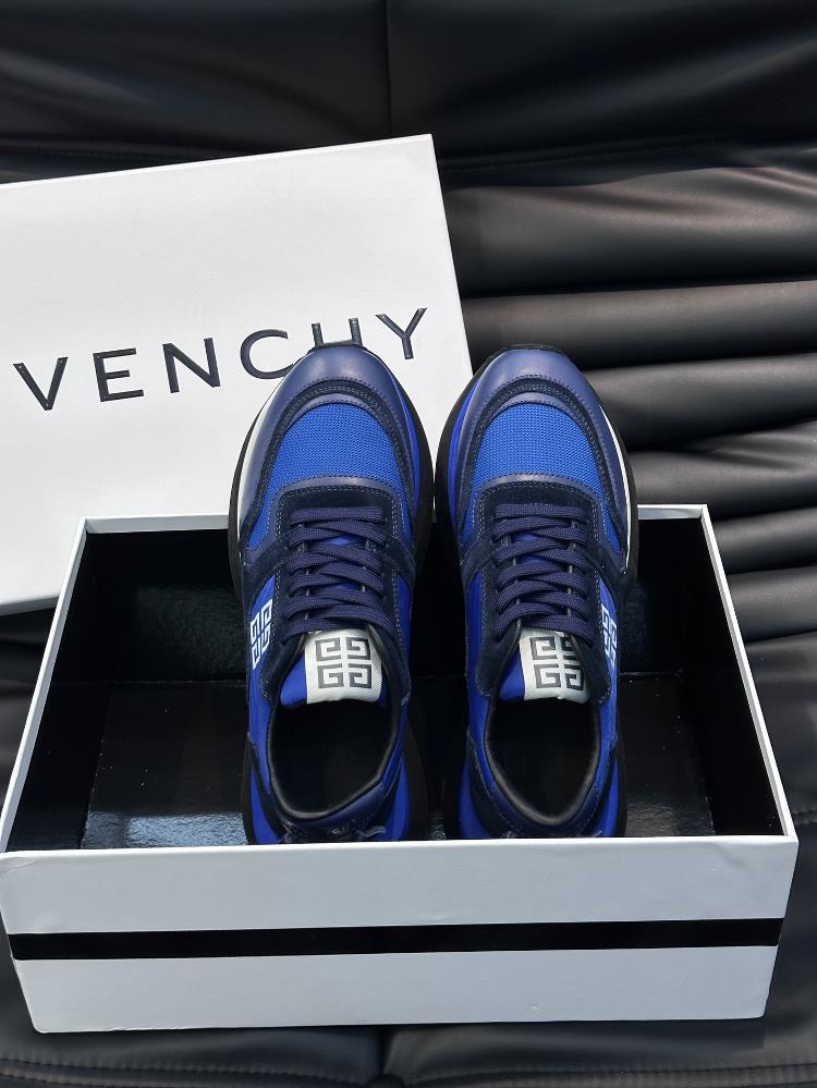 The givenchy brand new  mens thick sole elevated casual sports shoe features a highquali