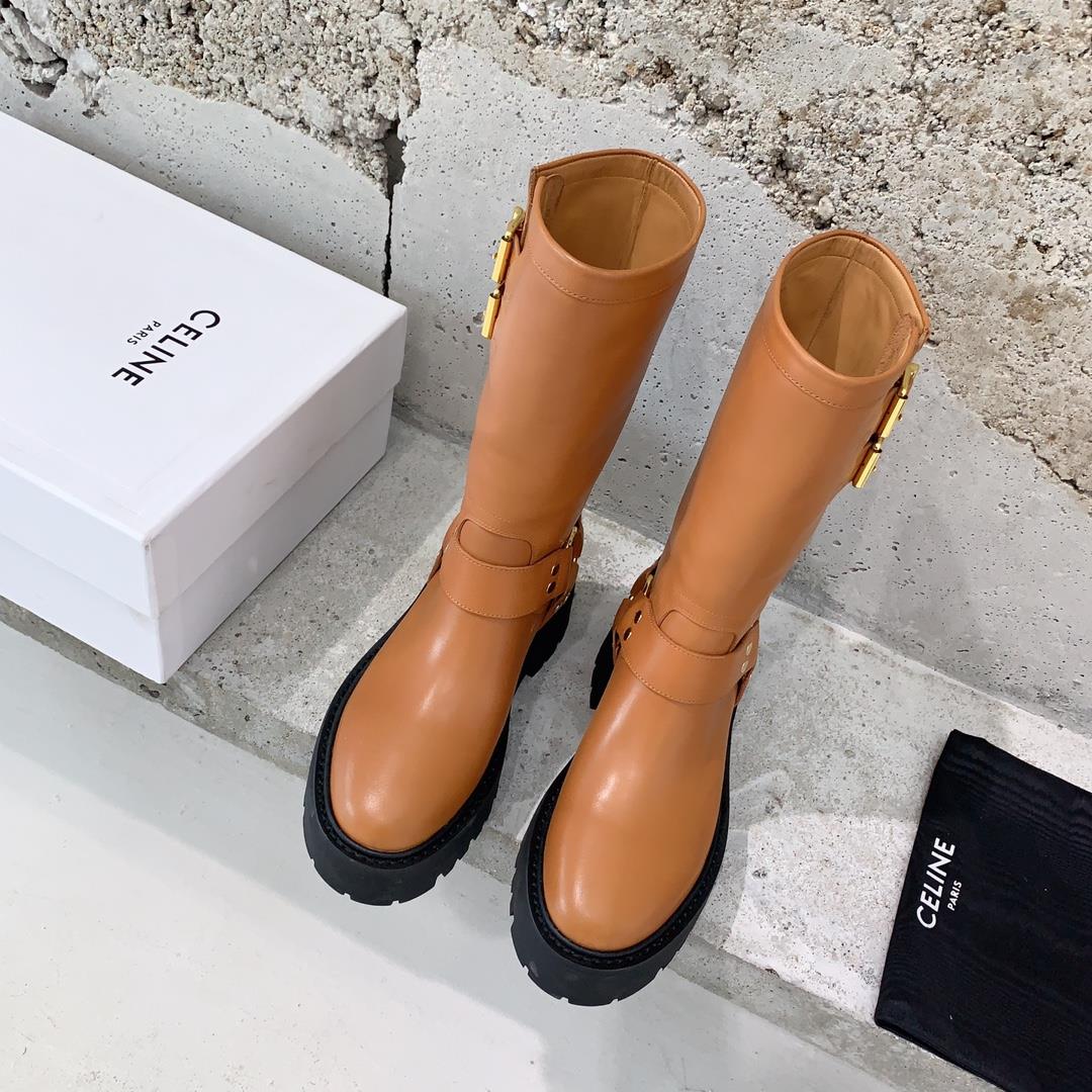 The Celine runway motorcycle boots are simple stylish stylish and durable making them a timeless